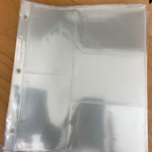 100 Plastic Photo Album Protective Refill Pages